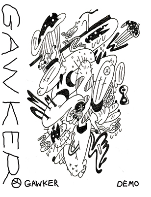 Illustration for Gawker cassette. 2016.