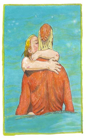 Hulk Hogan Sex Tape'. Markers and pencil crayon. 2017.