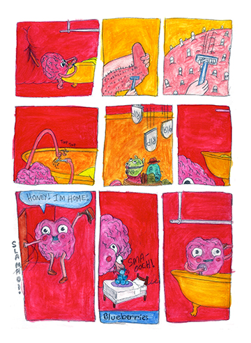 Blueberry Kissies Comic