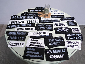 Set for Patches on table gallery installation