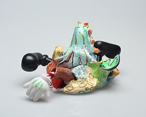 Ceramic Rake Sculpture