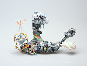 Ceramic Rake Sculpture