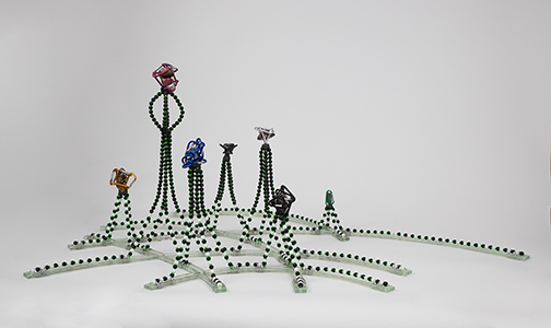 Beaded sculpture